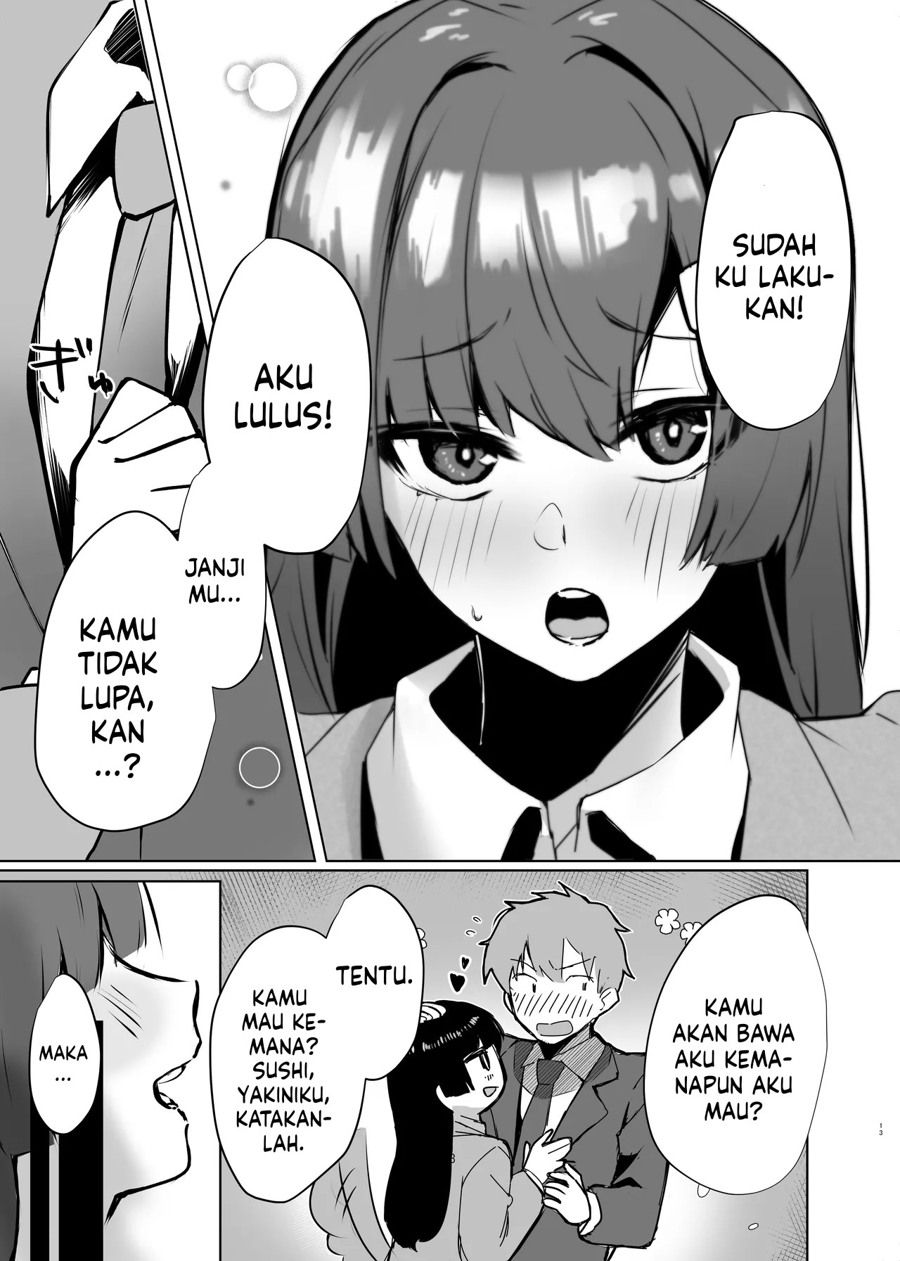 Osananajimi JK ga Dosukebe ni Seichou shita no de Sotsugyou Ichalove SEX suru Hanashi - Chapter 1 15