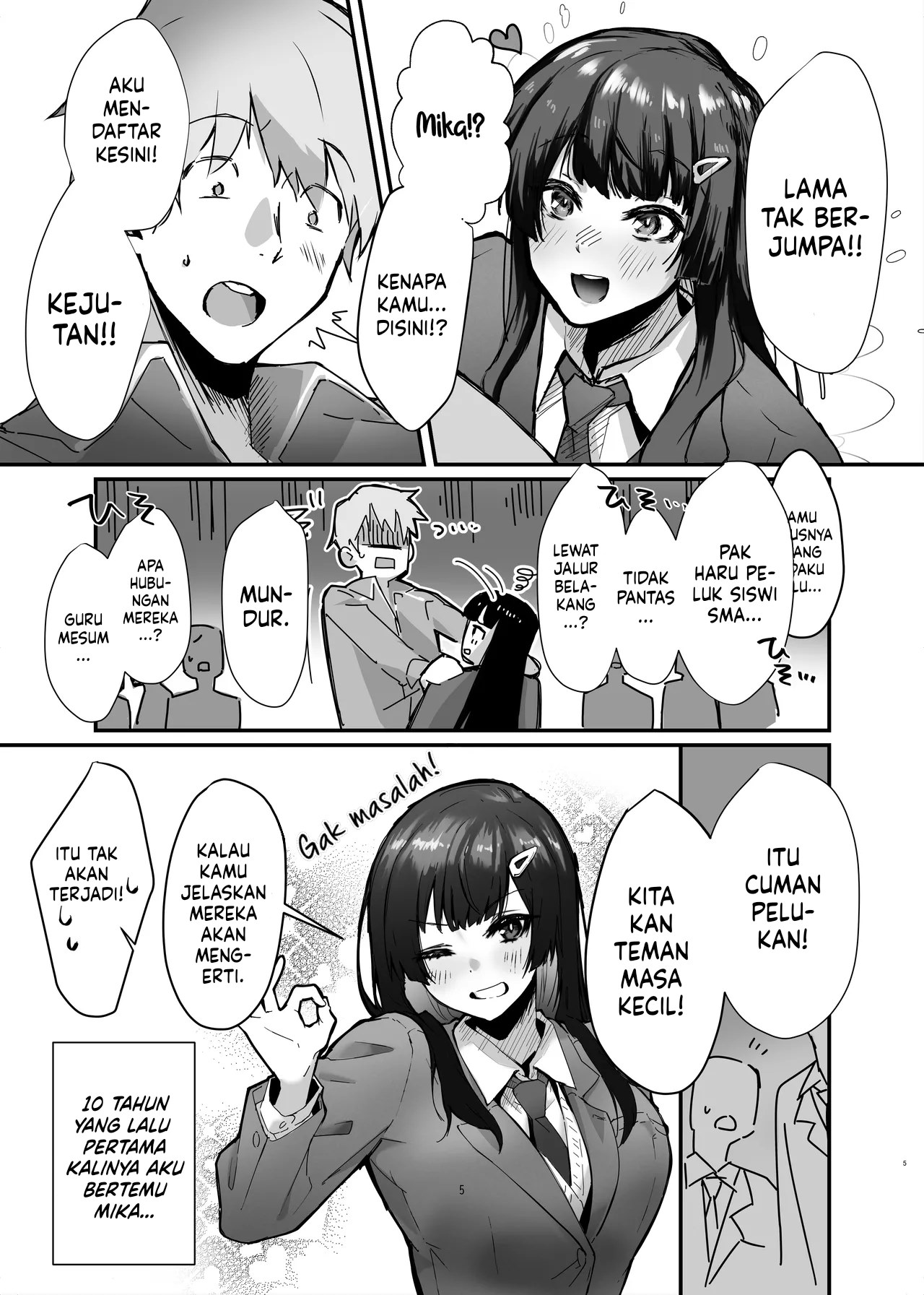 Osananajimi JK ga Dosukebe ni Seichou shita no de Sotsugyou Ichalove SEX suru Hanashi - Chapter 1 7